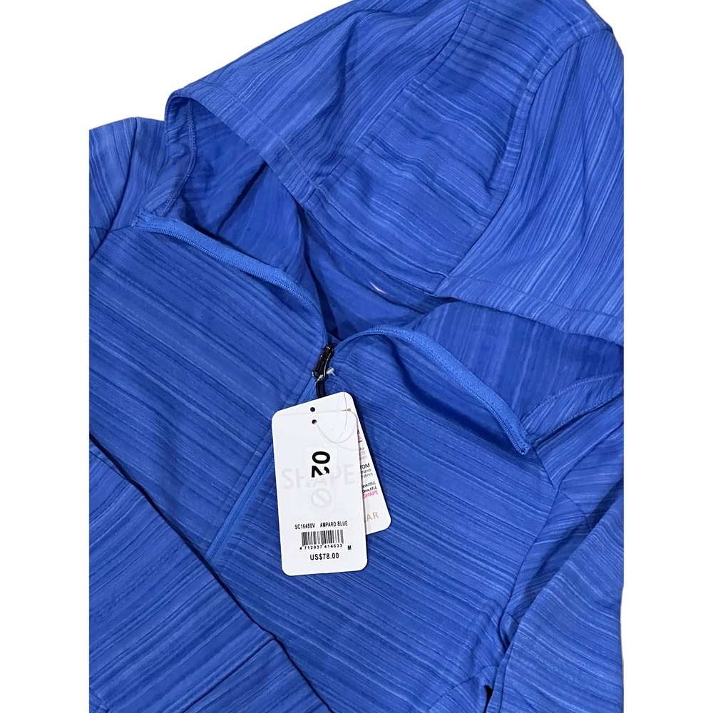 NWT Shape, Blue, Zip-up‎ Hoodie, M, #545-T